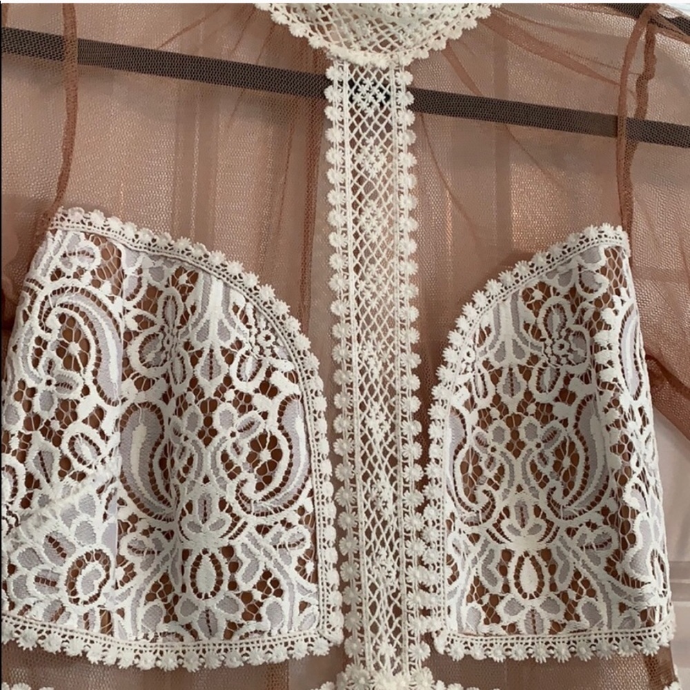 Rare For Love and Lemons FL&L Vivian Lace Dress Size Small EUC - Picture 9 of 12